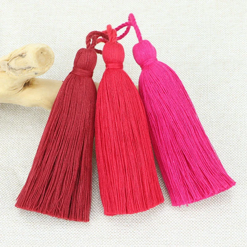 Spot high-quality pure cotton bow tassel home textile clothing accessories tassel luggage accessories