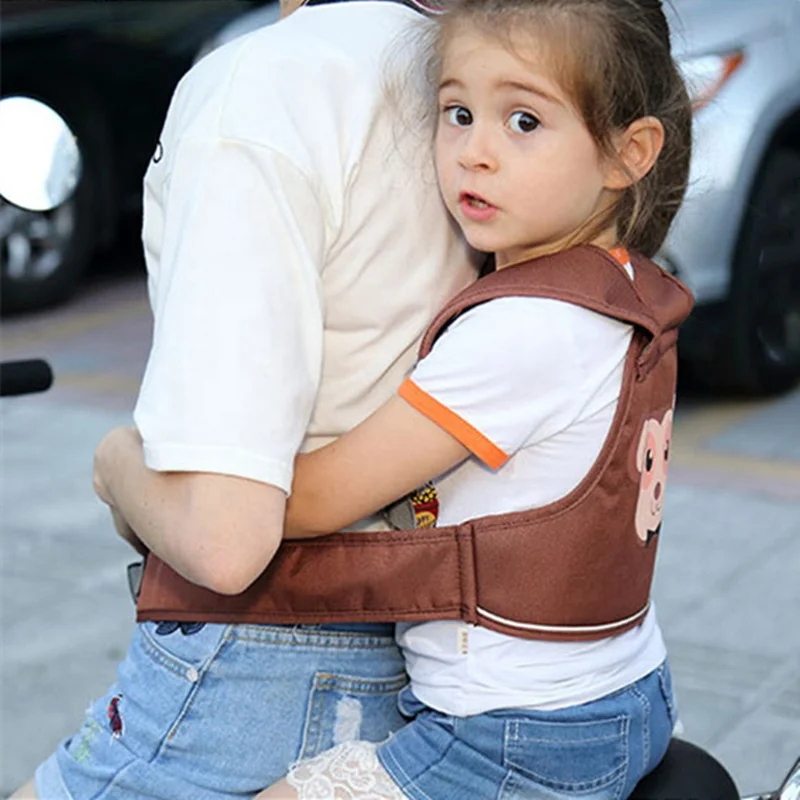 Reflective Motorcycle Electric Bicycle Children Fall Protection Seat Safety Belt Strap Sabuk Pengaman Kursi