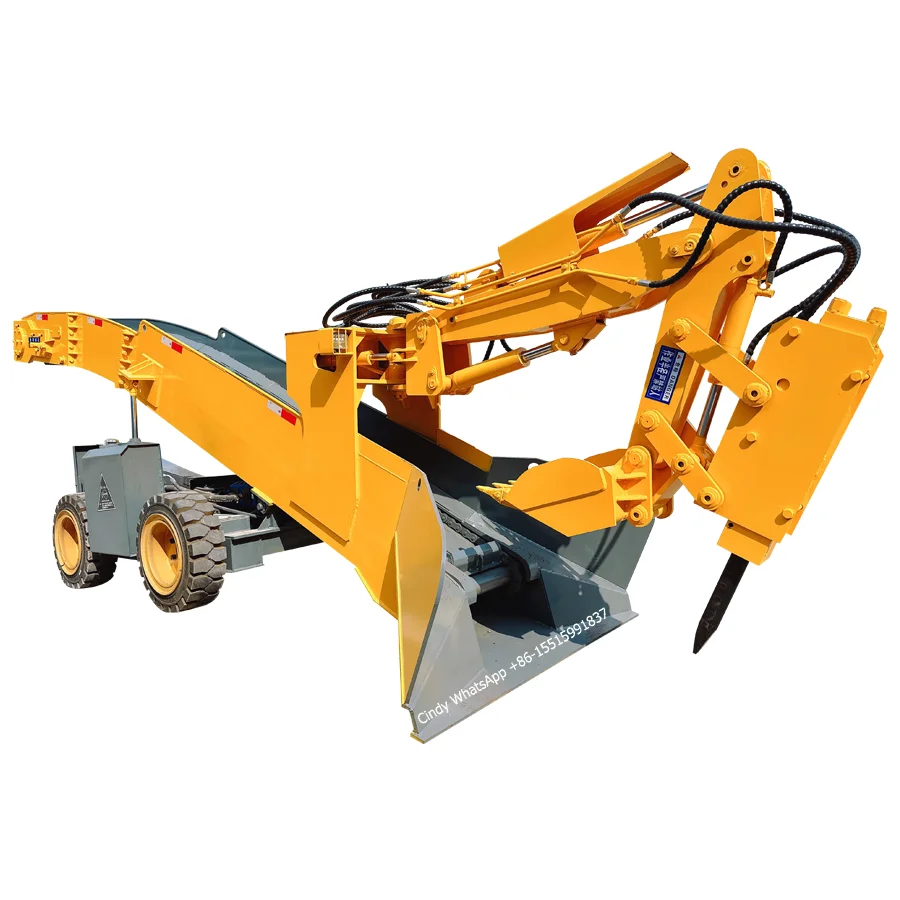 Brand new diesel dumper work with ZWY-80H unloader/mini excavator boat/tunnel mucking loader