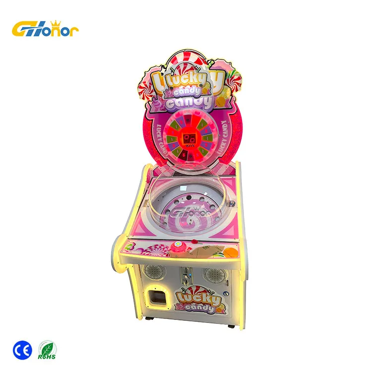 Latest Cheaper Coin-operated Lucky Candy Lollipop Game Machine  For Sale