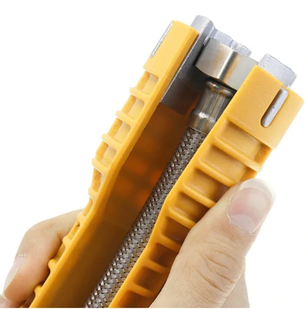 
Hot Sell Multi-function Wrench Tool Faucet And Sink Installer One Head Adjustable Water Pipe Spanner 