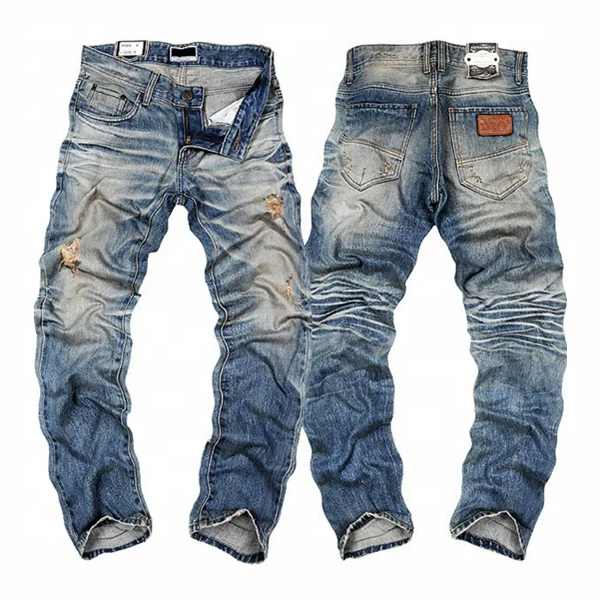 Lotfeel High quality vintage jeans brand name designer jeans pants mens selvedge jeans japanese man