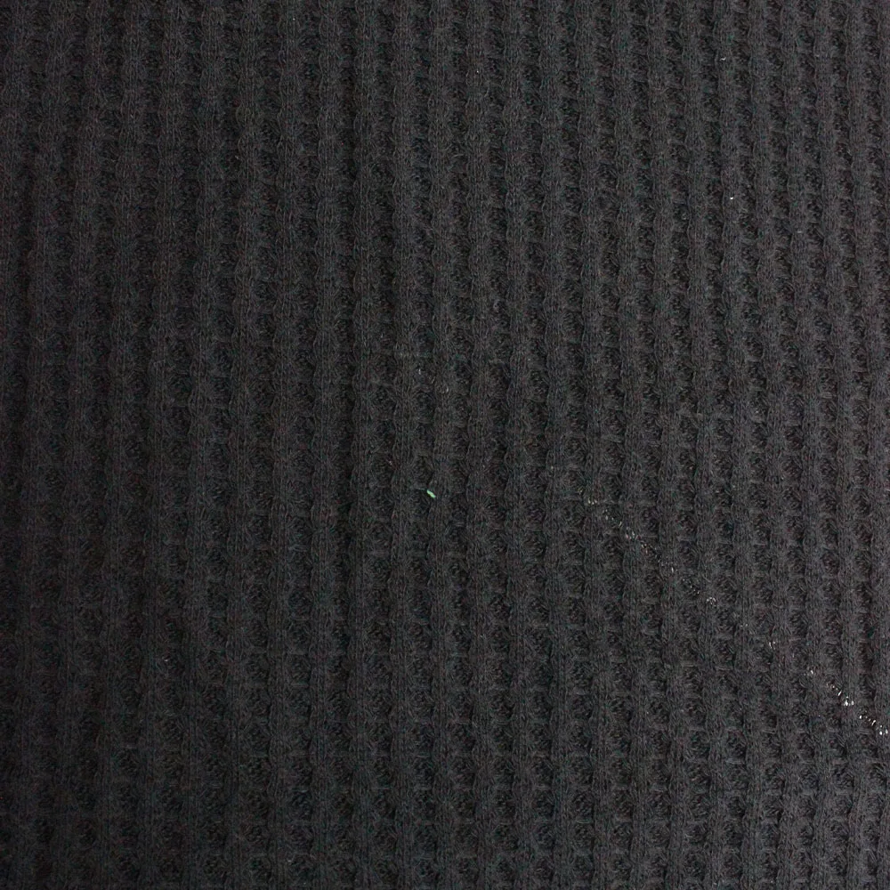 Factory direct sales of coarse CVC Waffle plaid elastic fabric, soft and breathable for spring and summer clothing fabric