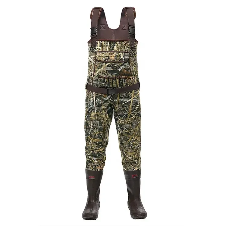 Waterproof Bootfoot Nylon Wader Waders Fly Fisherman Waders With Boots For Men