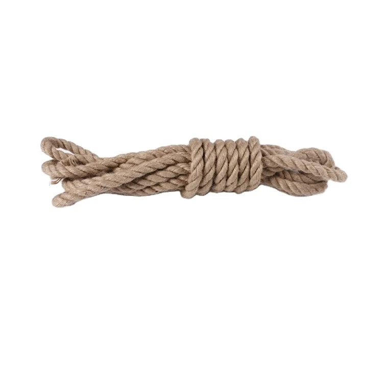 Durable natural fiber 6mm jute twisted  rope