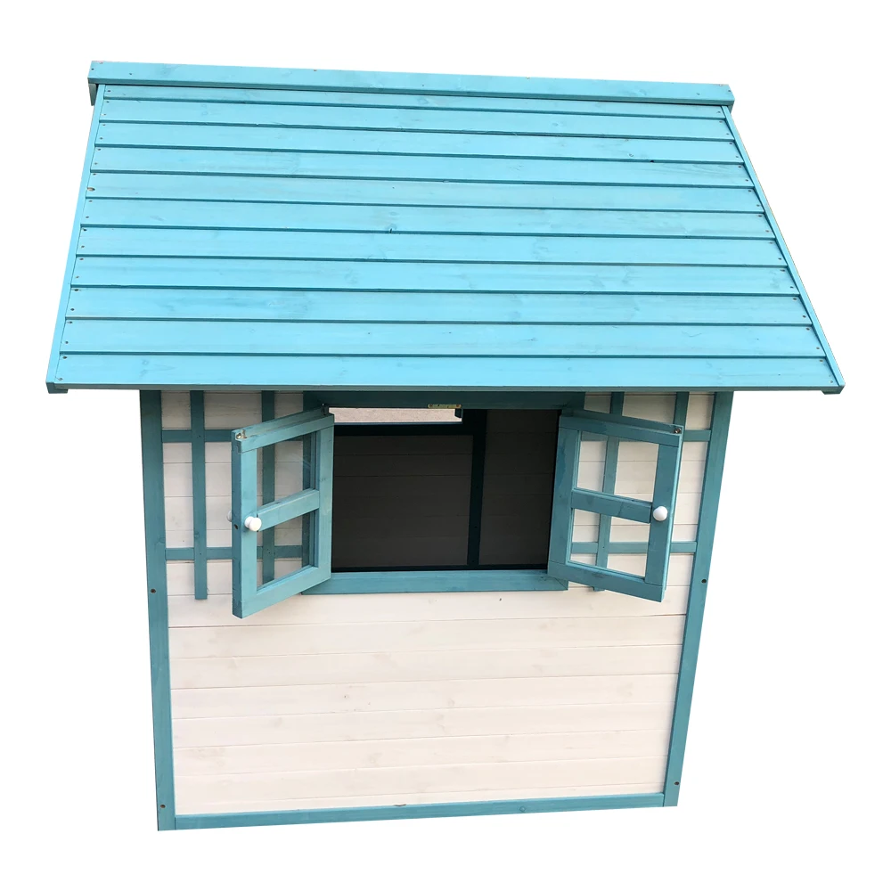 Customize Personal Amusement Park Cubby House Cottage Playhouse Environmental Friendly Paint Wooden Wooden Kids Play House Wood