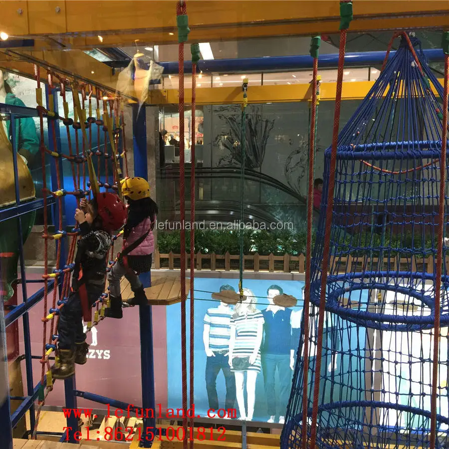 Lefunland Крытая веревка приключения в игровой площадке домашнее развлекательное оборудование для скалолазания