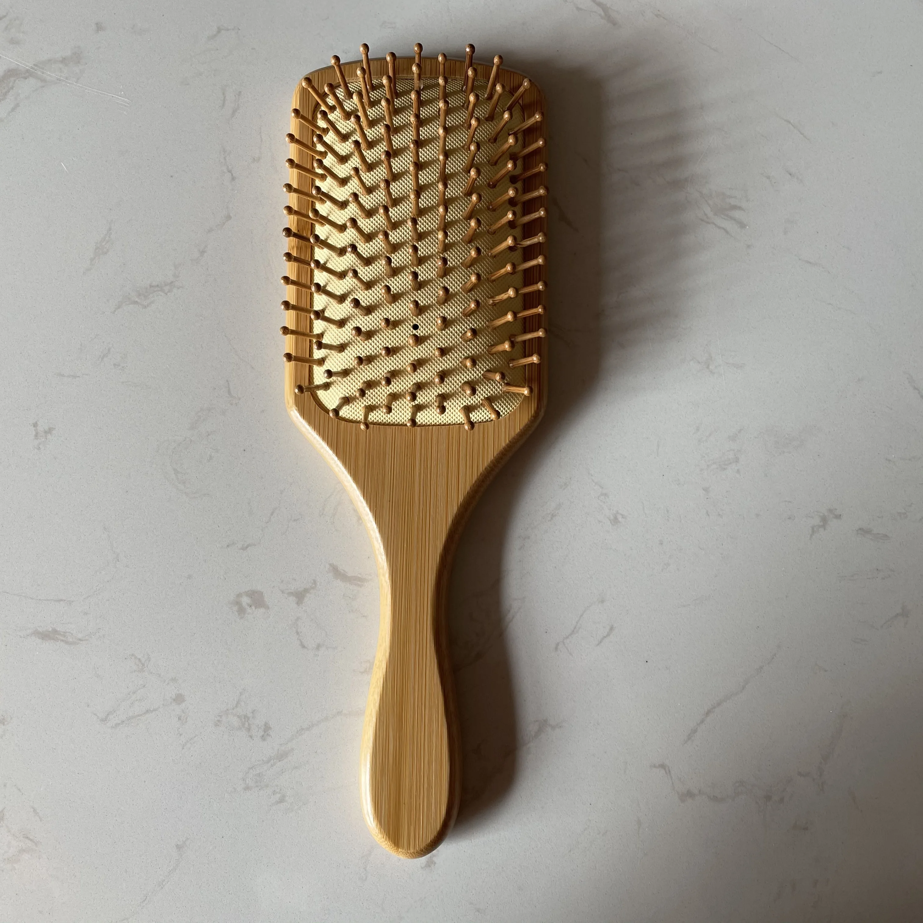 bamboo handle Air Cushion Comb Detangler Square Hair Brush big board massage