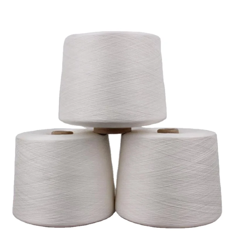 AA grade100% spun polyester filament yarn with grs