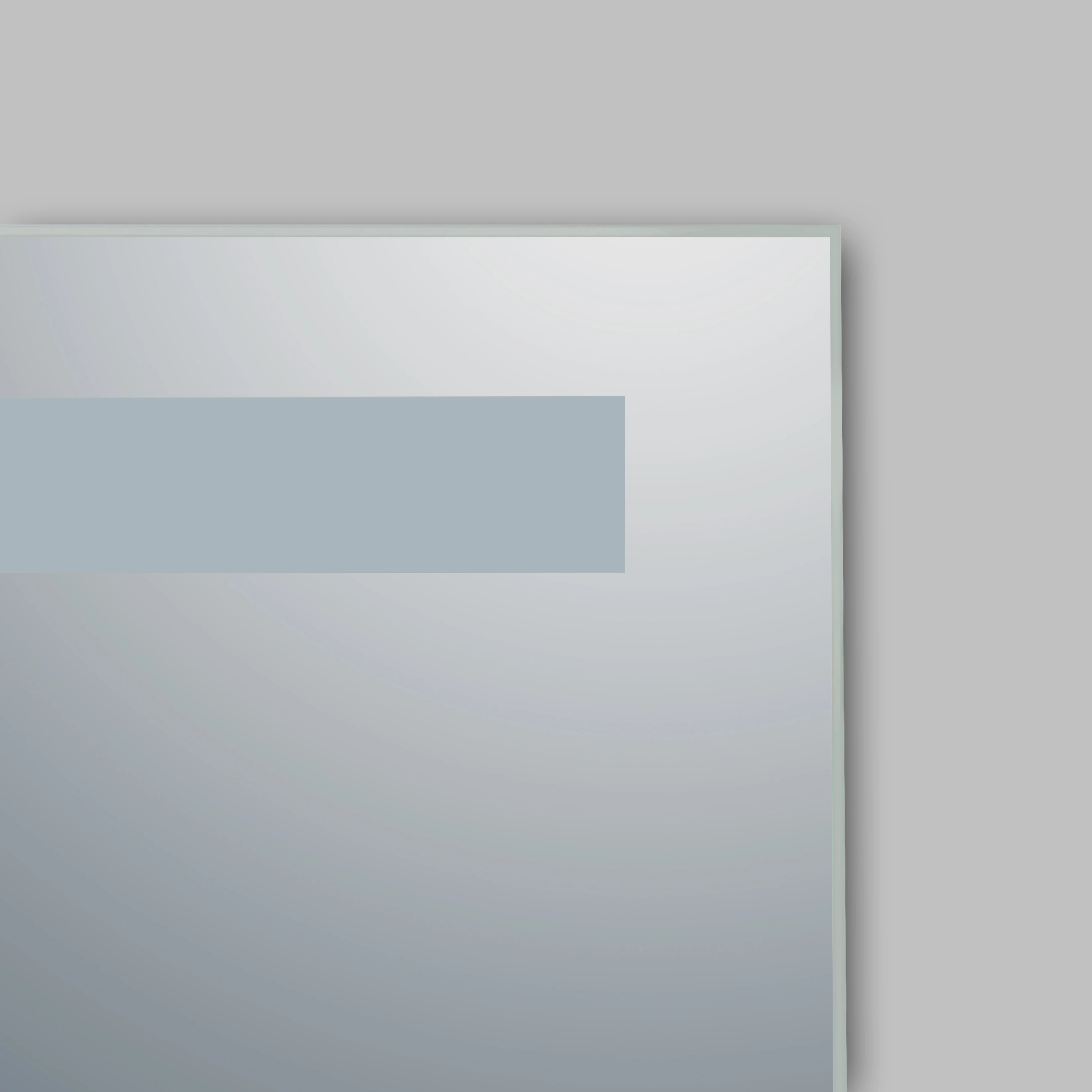 LED Smart Rectangle Wall Mirror with Touch Screen TV Magic Illuminated Bathroom Mirror for Apartment Gym Salon Use