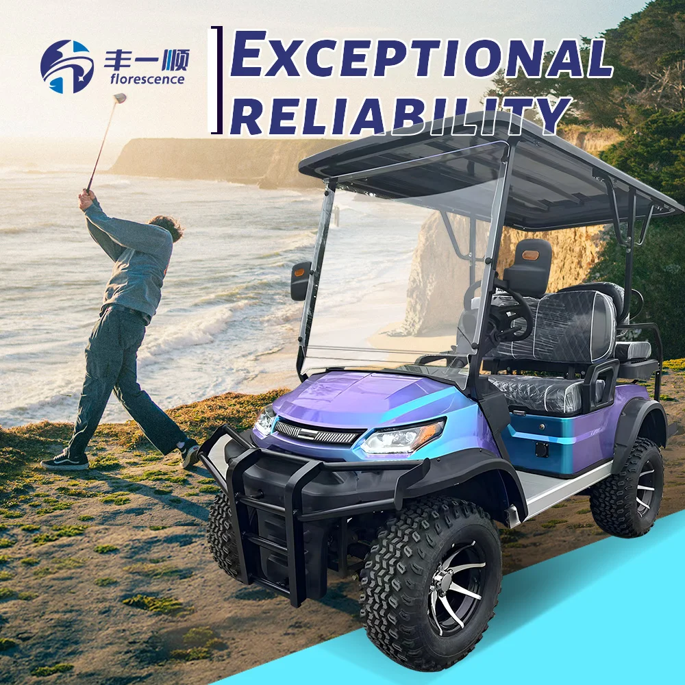 4*4 Standard Multifunctional New Design Lightweight Golf Car 2024 Battery Powered Customized Electric Golf Cart 4 Seater Price
