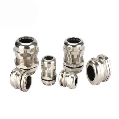 IP68 PG7 PG11 PG21 PG29 PG36 PG42 PG48 Nickel Plated Brass PG Thread Metal Waterproof Cable Gland