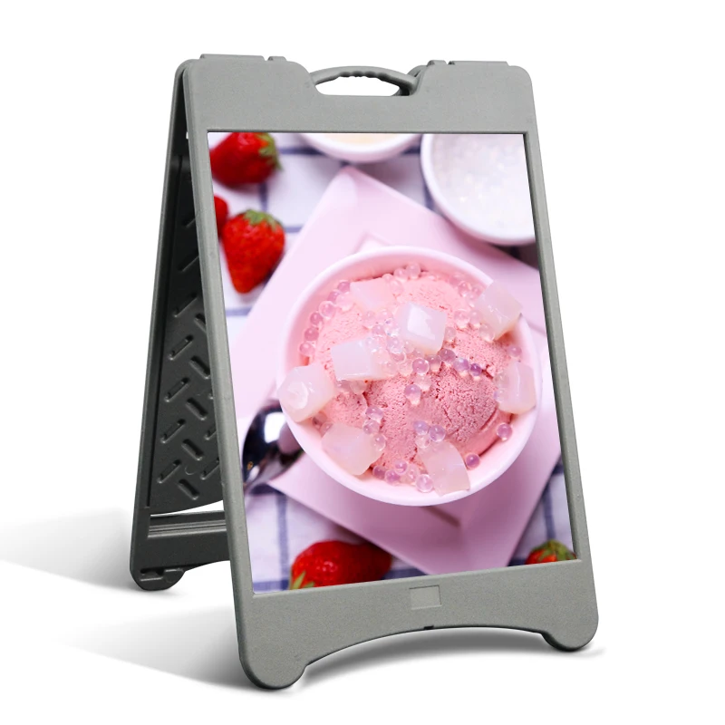  Free Standing Advertising Poster Board Stands Plastic Display