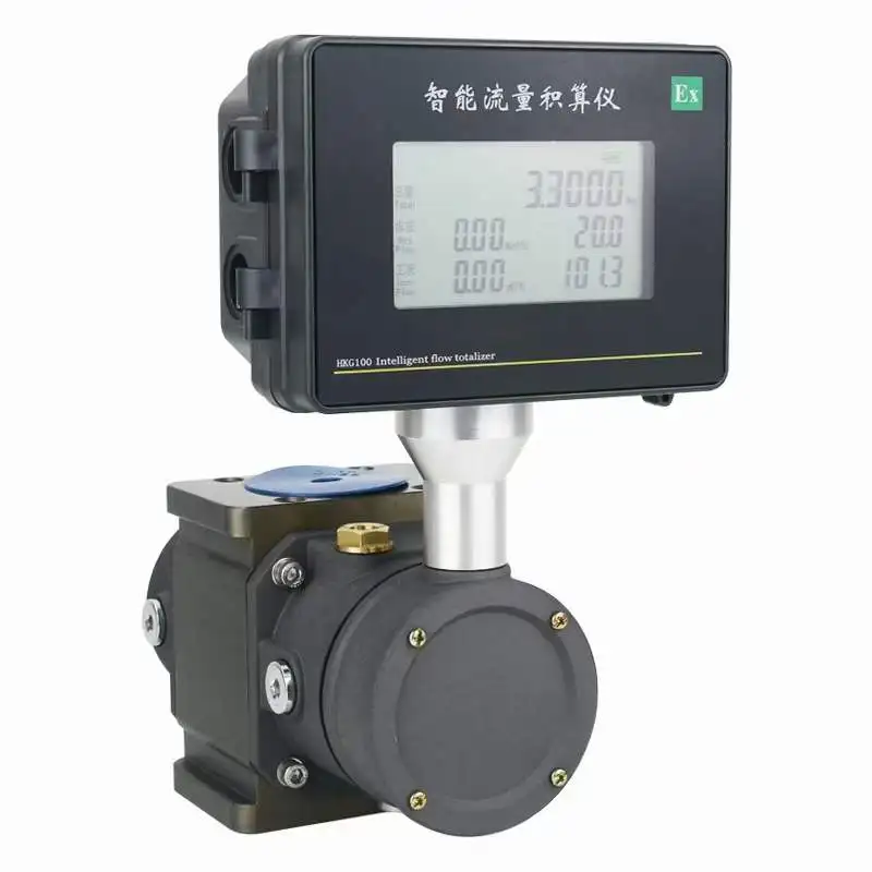Aluminum Alloy Digital Volumetric Lpg Rotary Flow Meter For Natural Gas