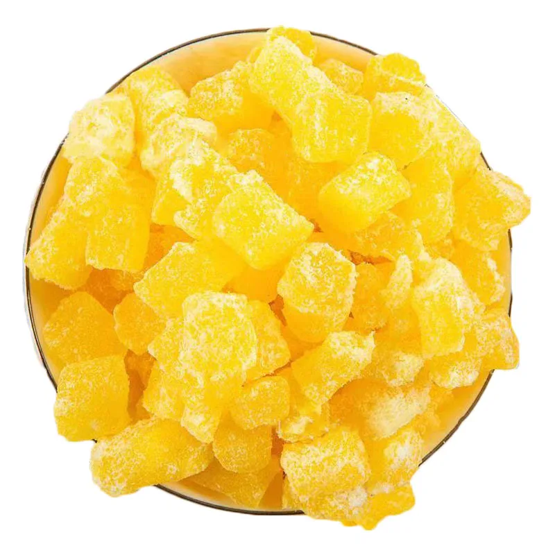 Cheap Price High Quality Pickled Fruit Soft Sweet Sour Dried Pineapple Dice