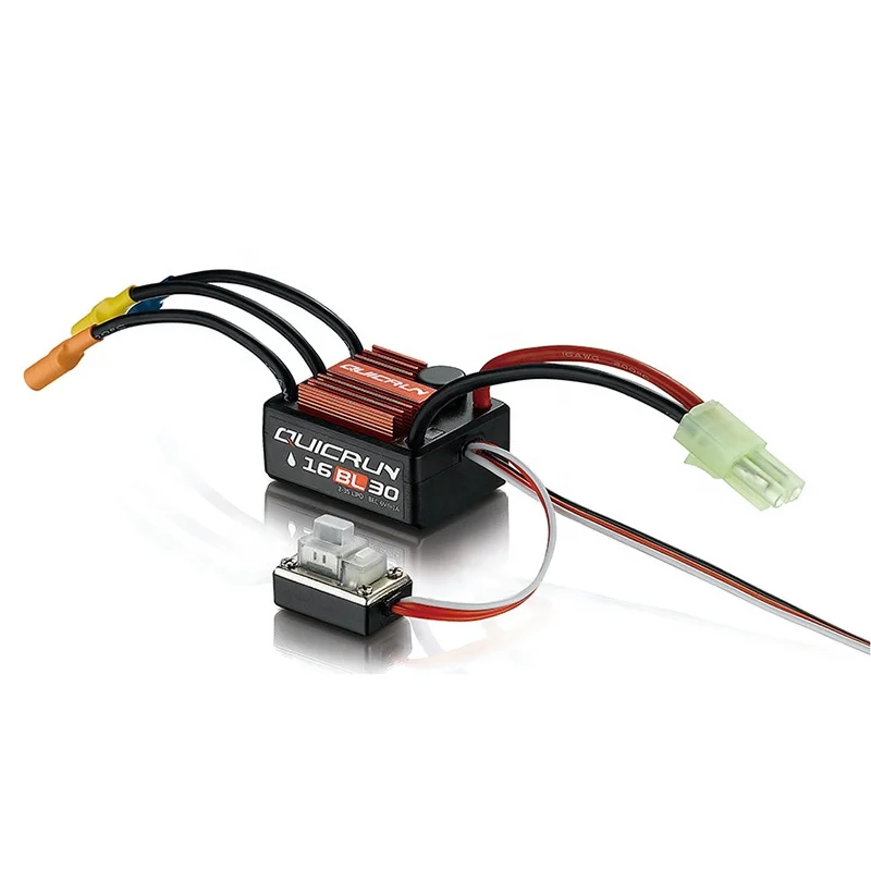 Hobbywing QuicRun WP 16BL30 30A Waterproof Brushless ESC For 1/8 1/10 RC Buggy Monster Car