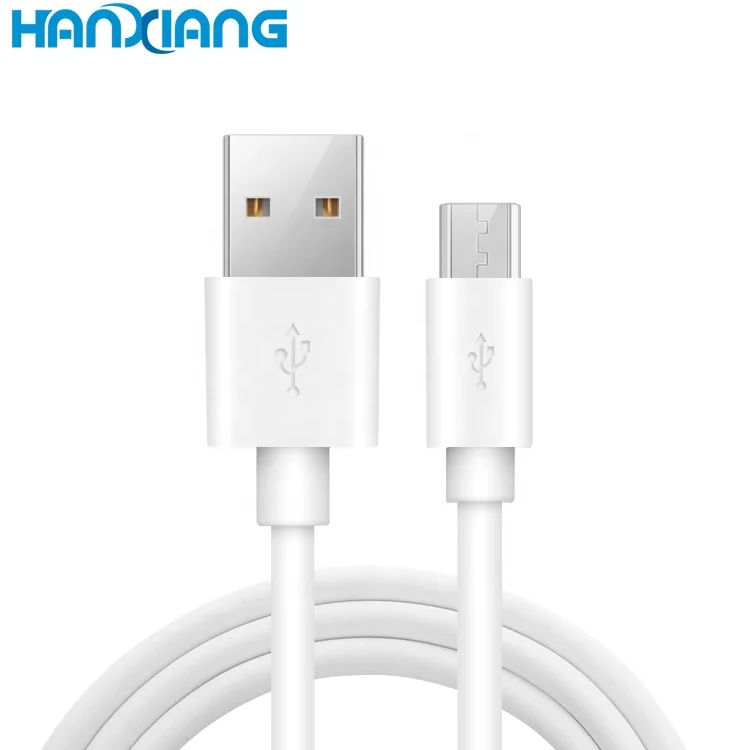 
RTS Product Hot 2021 Wholesale Super Flexible White 1m 2m 3m Micro USB Charging Cable for Android Mobile Phones 