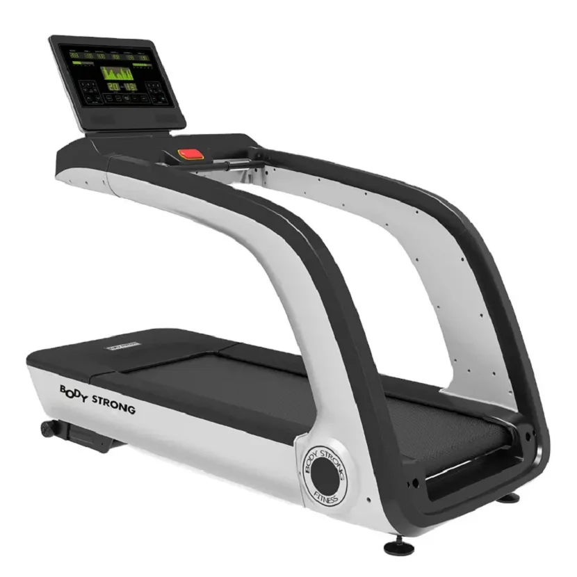 body strong 3.0HP 480*1350mm Running Machine Surface Auto Incline  High Quality  Semi Commercial Treadmill