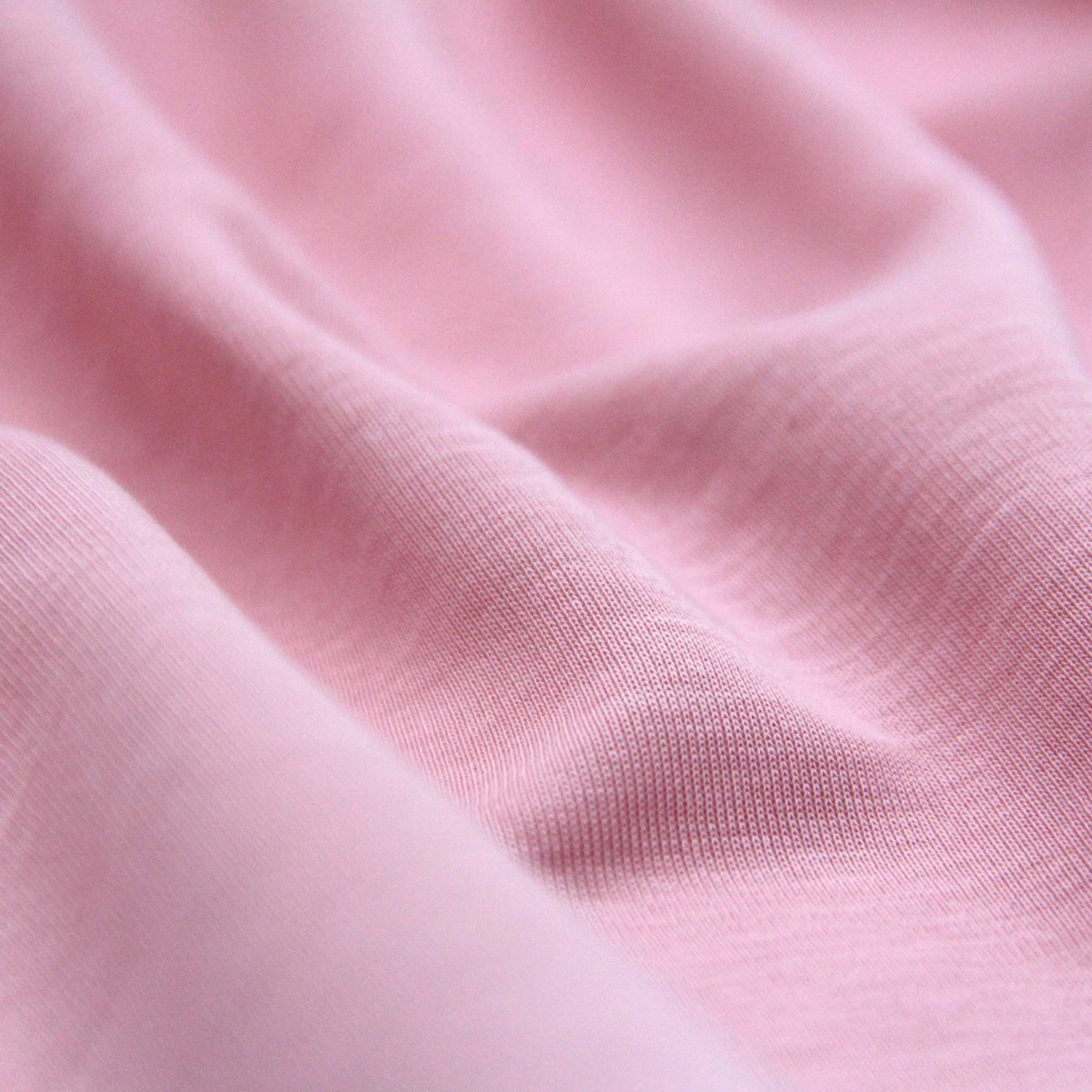 T-shirt Double Cloth 180gsm Lightweight 50s Cotton Nylon Fabric Knit Supplier Manufacturer