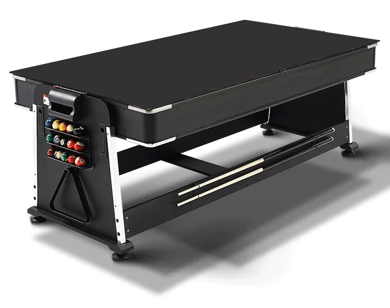 Factory Direct Sell 4 in 1 7FT Multi Game Pool Billiard Table, Air Hockey Table, Table Tennis Table/Dinning Top