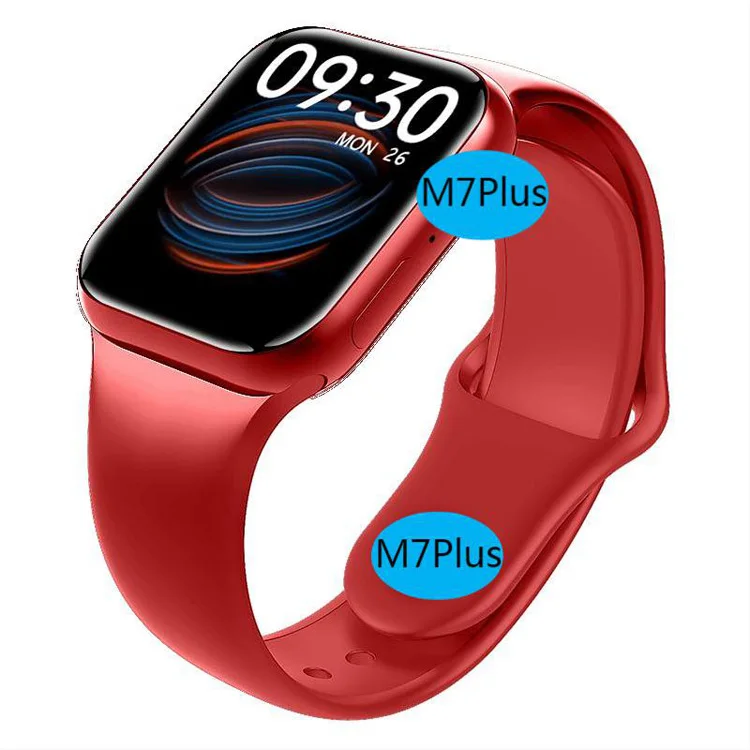 2022 New fashion Series 7 M7Plus Smartwatch bracelet 1.82 Inch Full Touch Screen Custom Wallpaper android io Smart Watch M7 Plus