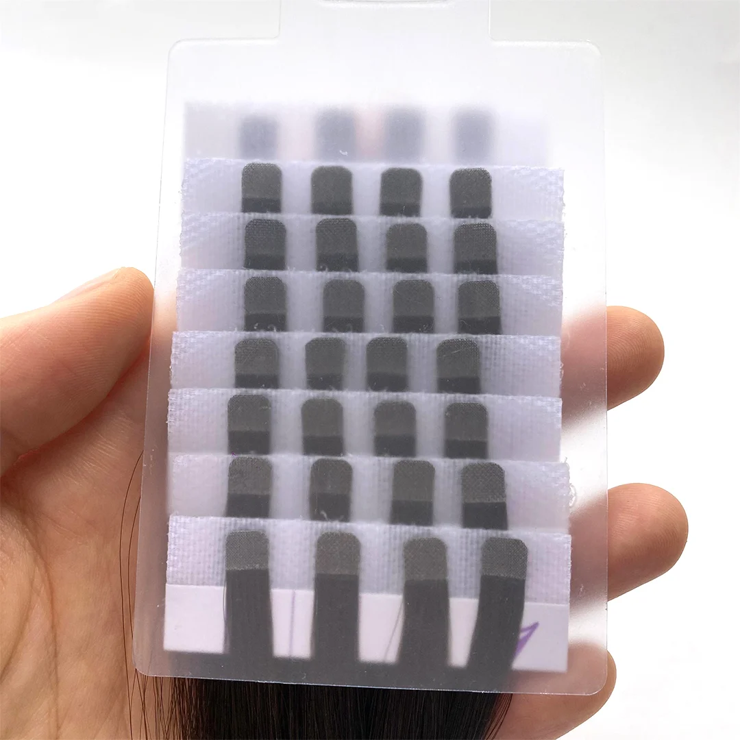 18 20 inch 100g uv glue mega curly human hair wire to wire v-light full hair extension for v light hair extensions machine kit