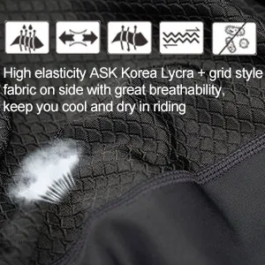 Darevie Elastic Interface Italian Gel Chamois Bike Shorts Bicycle Wear Paris Hp Men Italy Pad Cycling Bib Shorts