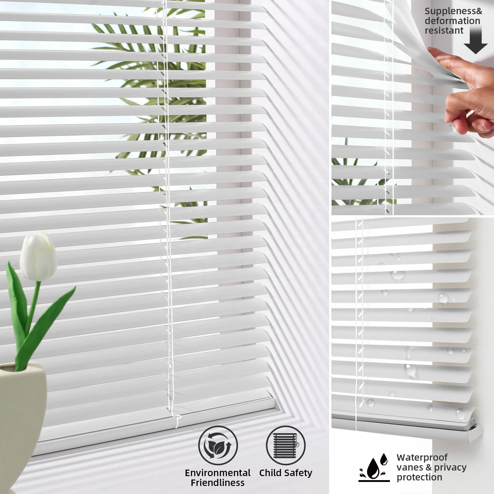 Aluminum Smart Blinds automatic venetian window blinds for window motorized electronic Venetian blind