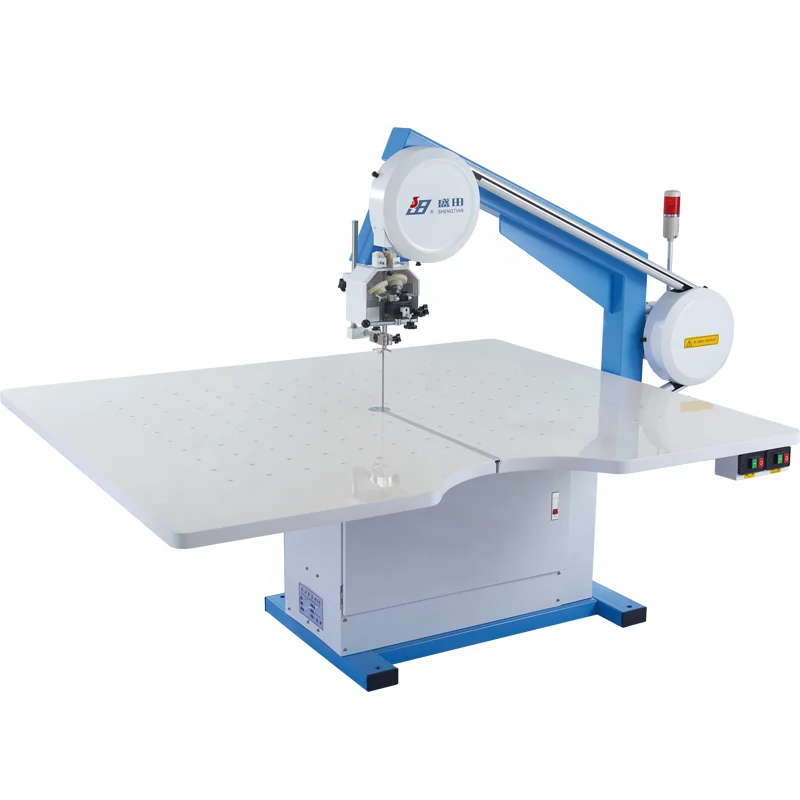 garment band knife cutting machine can optional frequency control garment cloth fabric knife cutting machine