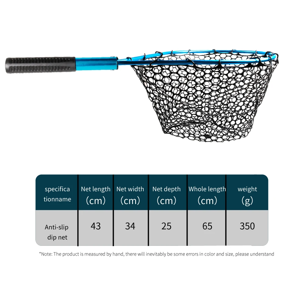Wholesale Folding Aluminum Alloy Flying Fishing Tackle Nylon trolling casting fussing hand net Fishing Nets