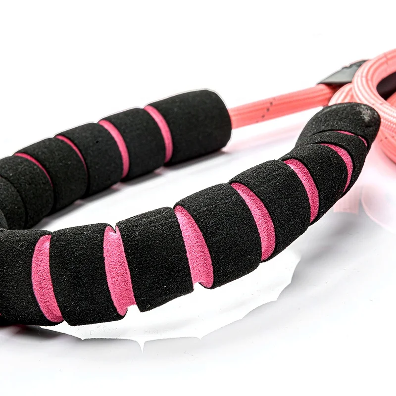 Custom Nylon Pet Leash, High Quality Soft Padded Handle Thick Lead dog Leash for Large Medium Dogs