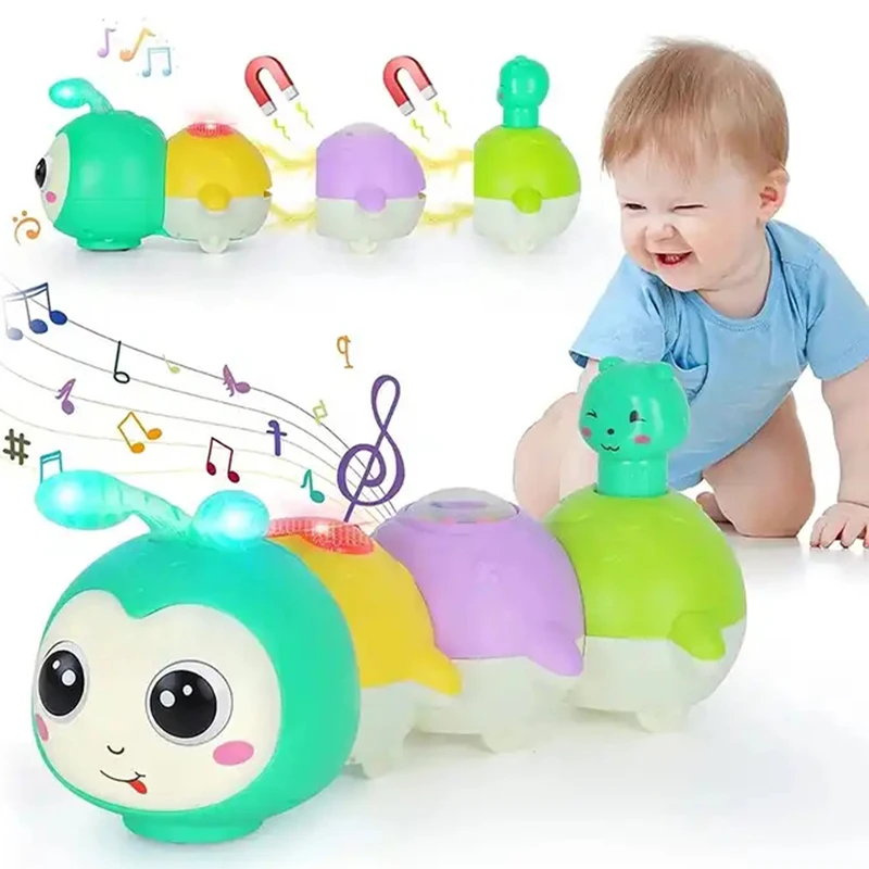 Early Education Baby Universal Electric Animal Toy Electric Magnetism Creeping Insects Toys Electric Magnetic Animal Toy