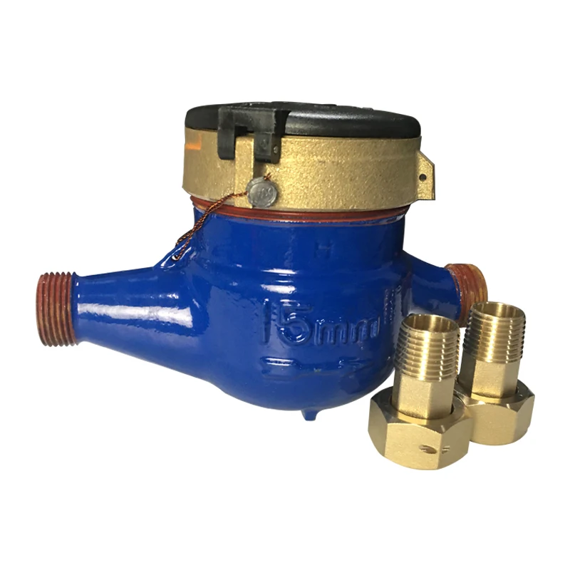 High quality brass digital home engineered hot water meter flowmeter for measuring hot water