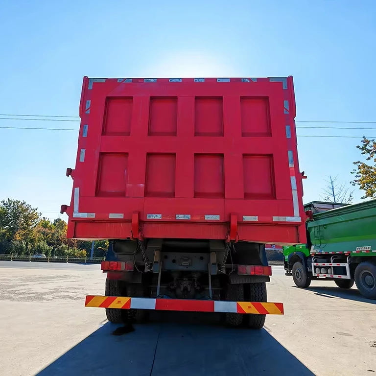 In Stock Sinotruck Howo NX7 8x4 380HP Used Hohan Dumper Tipper Dump Trucks With Electric Tarpaulin