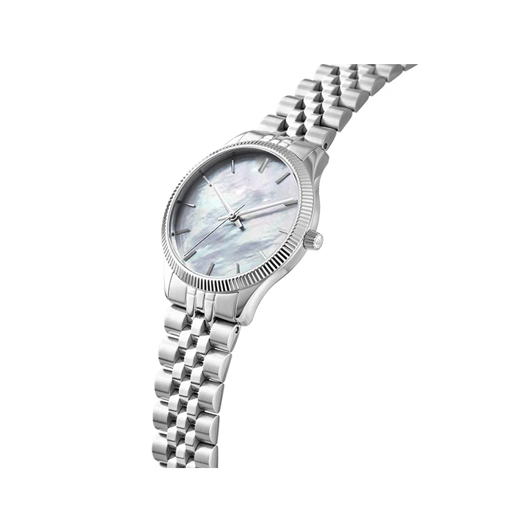 Custom logo low moq design top quality 316L stainless steel luxury japan quartz ronda movement Minimalist watch woman for lady