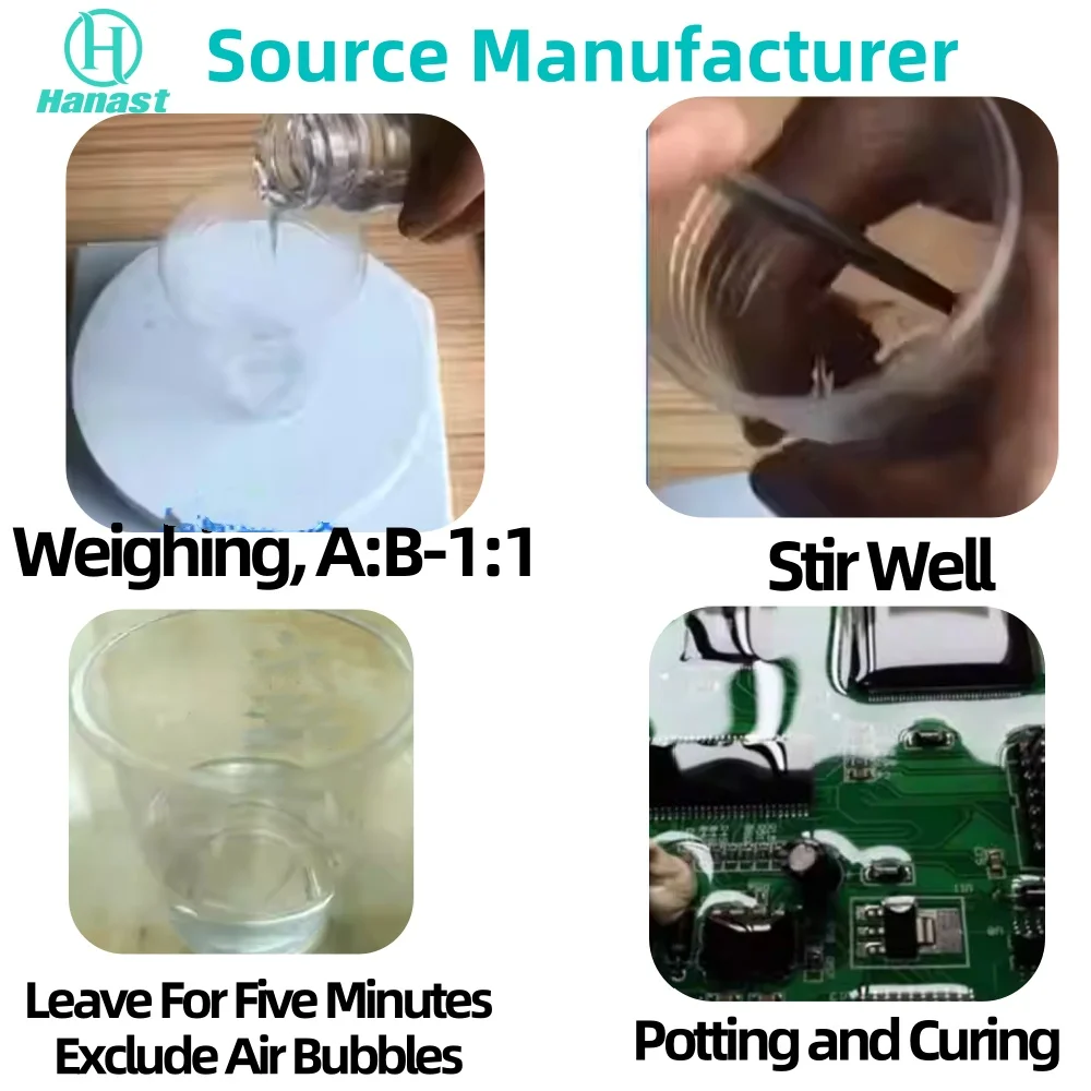 Electronic silicone electrical squishy gel soft liquid silicone for rimuovere il gel di silicone per pcb