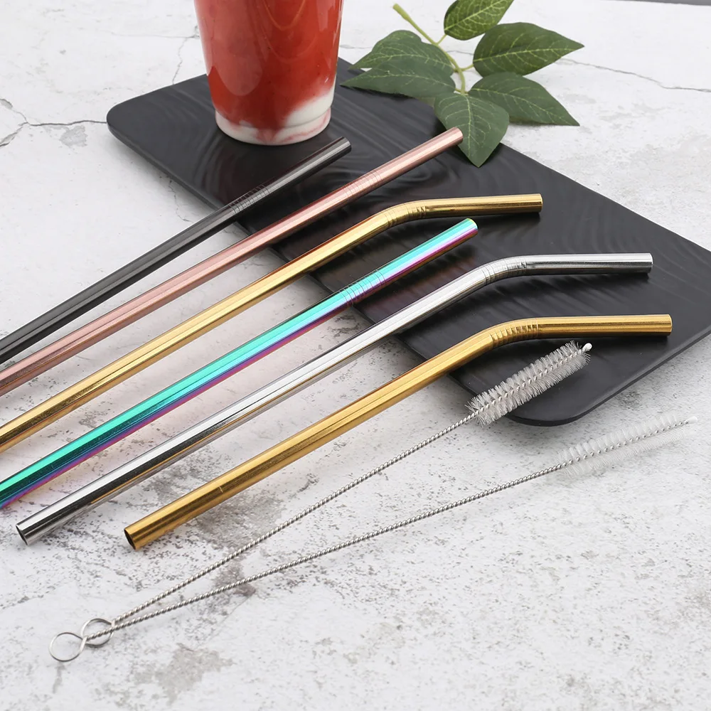 The manufacturer directly supplies stainless steel straw spoon, long handle creative cherry stirring spoon and filter leakage sp
