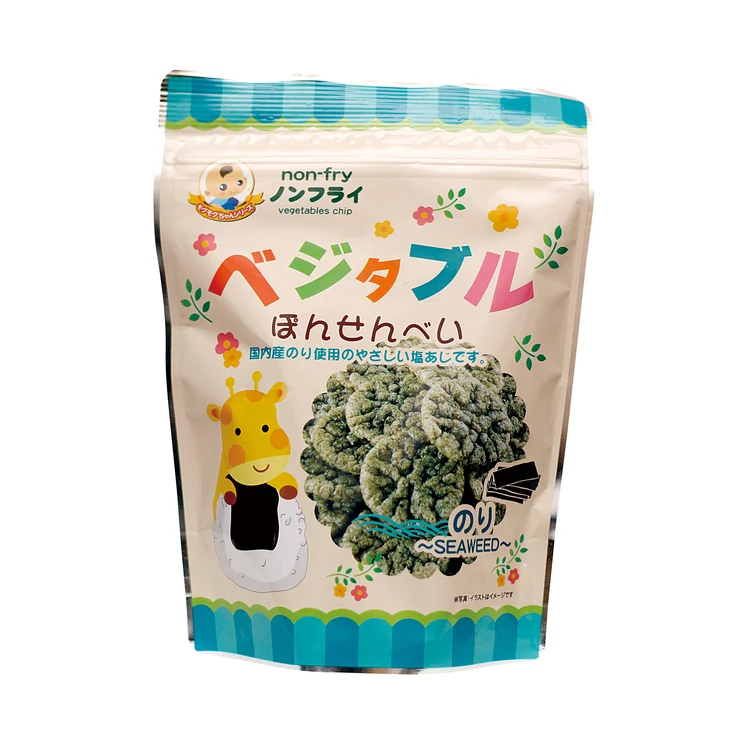 Vegetable Crispy Maker Exotic International Baby Grain Gluten Free Seaweed Salty Rice Cracker Senbei Japan Food Health Snack