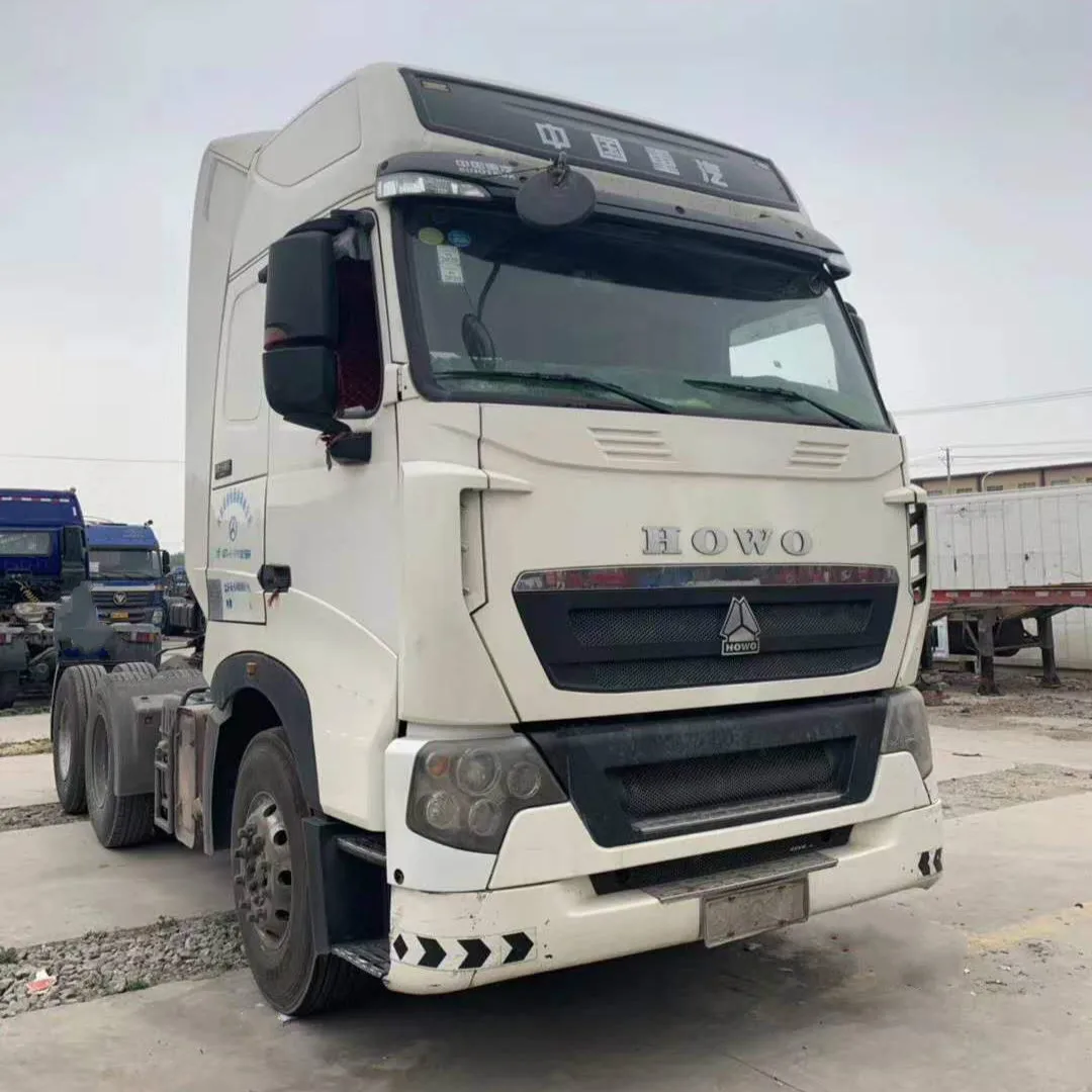 second hand used sinotruk Howo tractor truck head 6x4  8x4371375HP 420HP Dump Truck