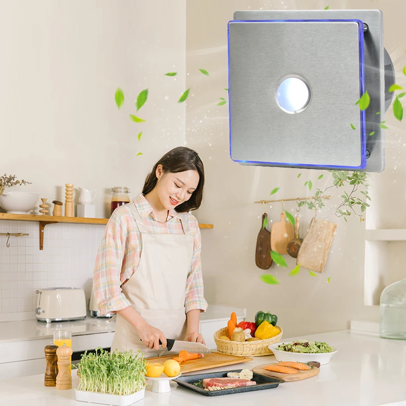 2024 High Quality Smart Kitchen Window With Exhaust Fan 230V Small Home Ventilation Fan Low Noise And Large Air Volume