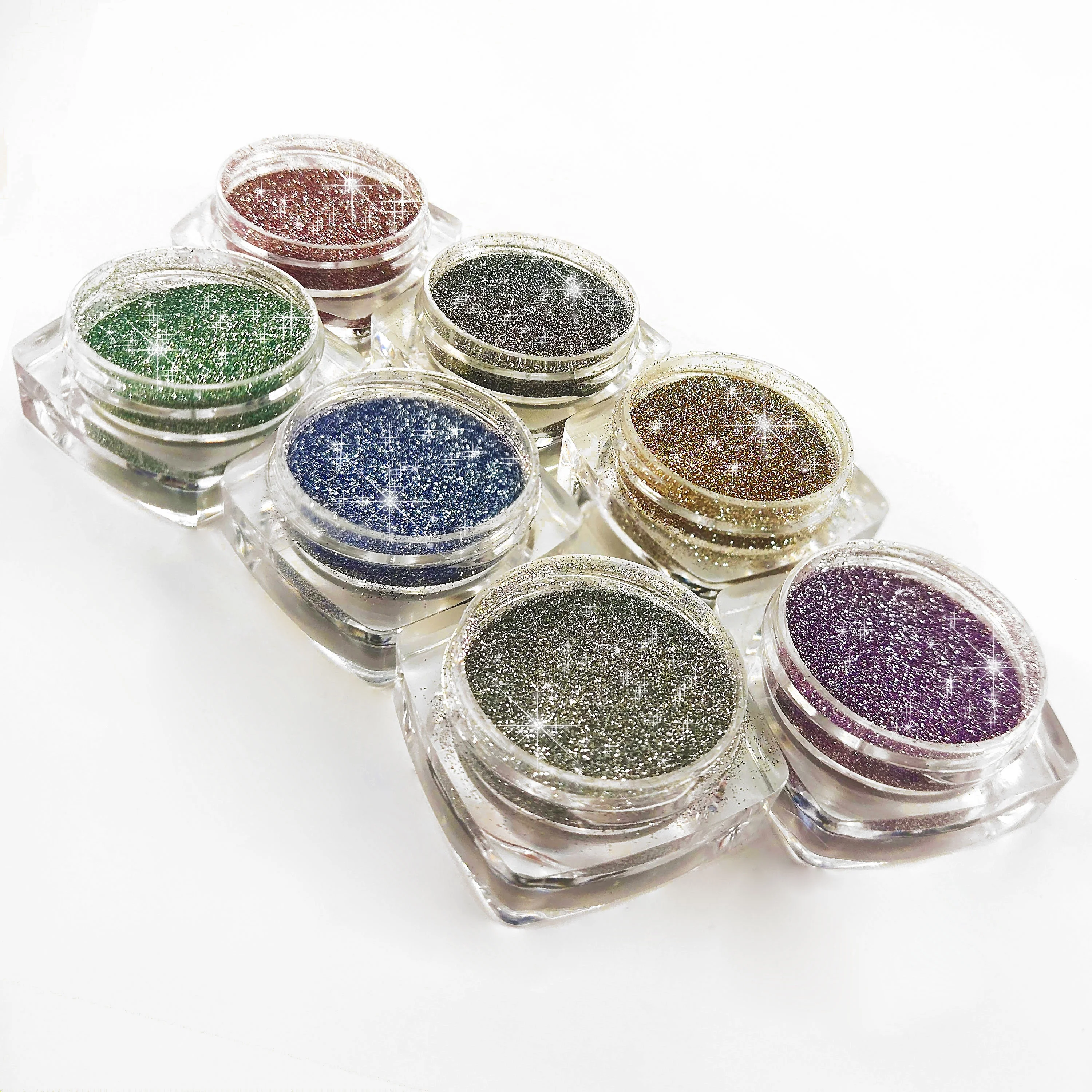 Super Bright Wholesale Glitter Crystal Sparkling Nail Arts Laser Mirror Reflective Dust Fine Nail Diamond Powder