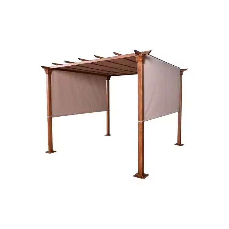 Hot sale factory supply outdoor garden foldable Pergola Grape Gazebo Canopy Cover