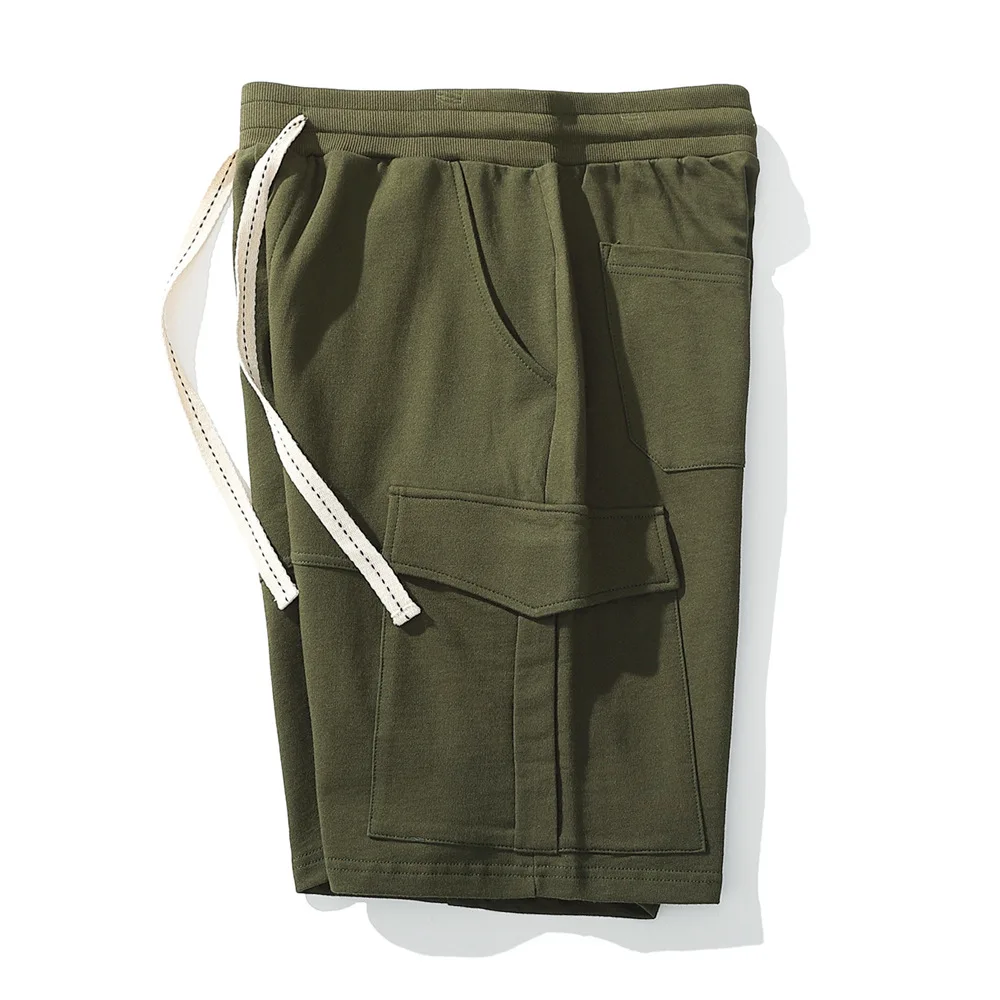 New Arrivals Cargo Shorts Cotton Fleece Athletic Basketball Blank Multiple Pockets Fitness Sports Workout For Men