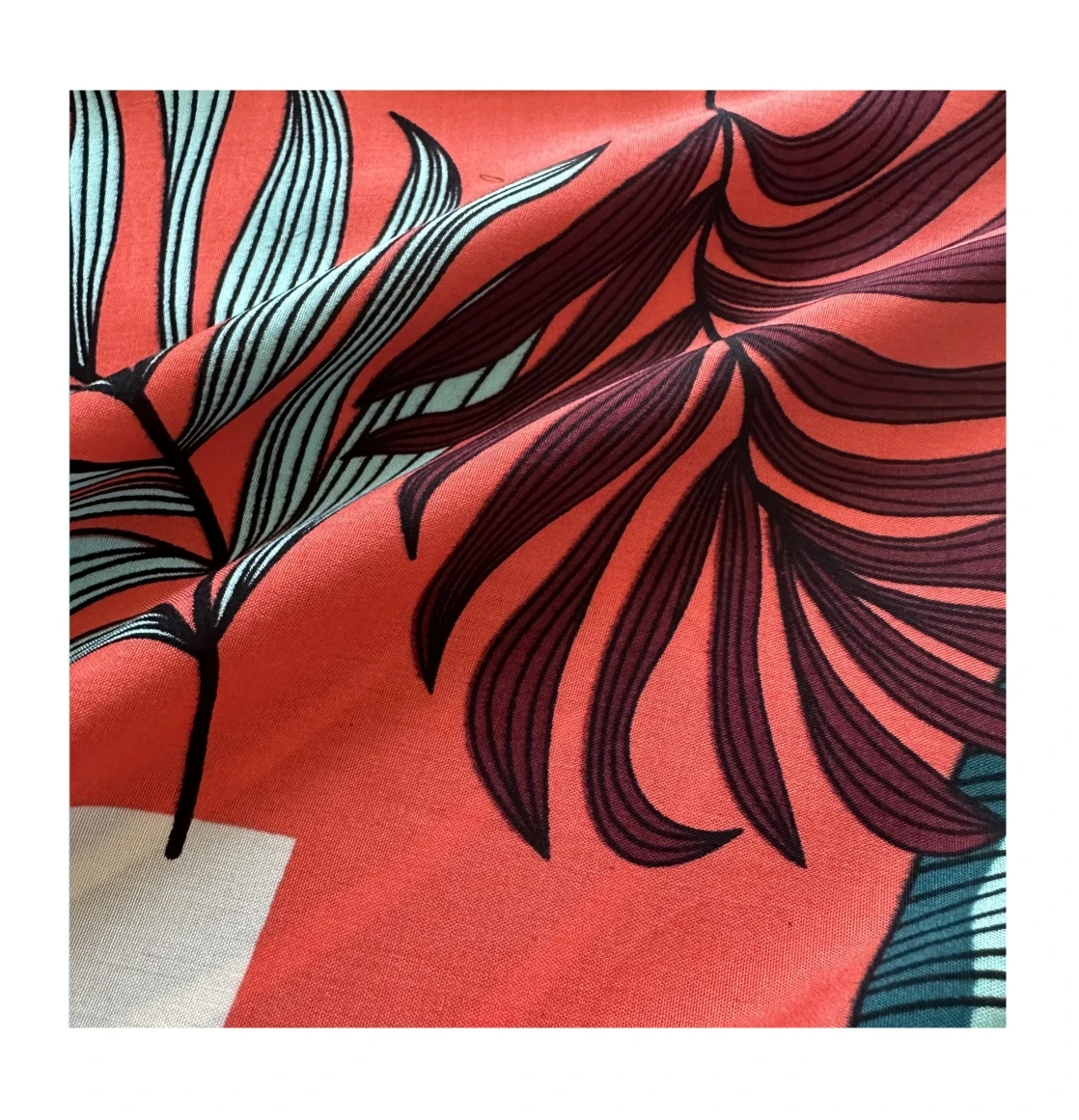 Custom Super Soft 30s 120gsm Scream Print Woven 100% Spun Rayon Viscose Challis Dress Fabric