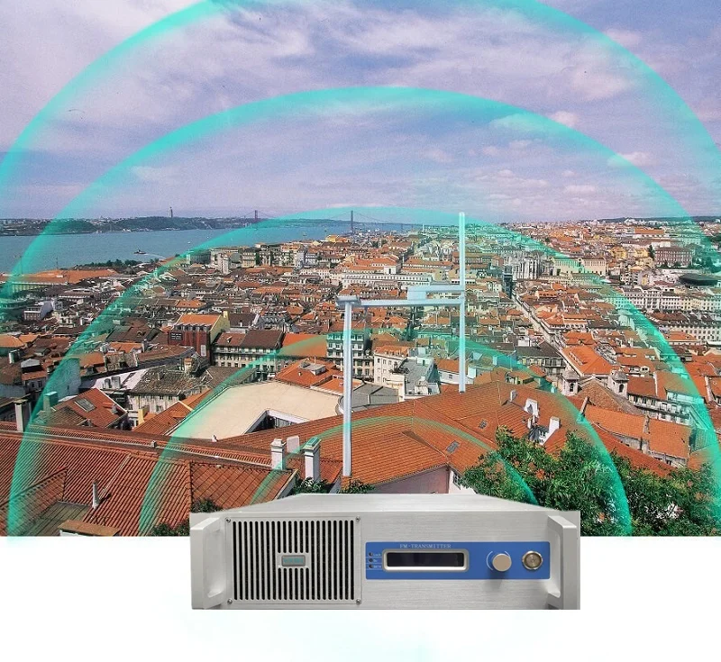 YXHT-1, 3KW FM Transmitter 3000W 3U Stereo Broadcast Equipment forSchool, Church,  Radio Station