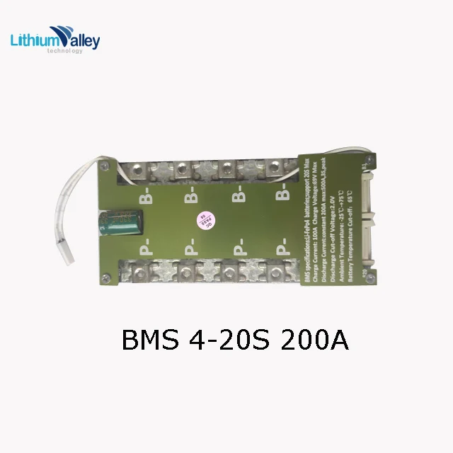  BMS аккумулятора LIfepo4 4-20S 100A система управления