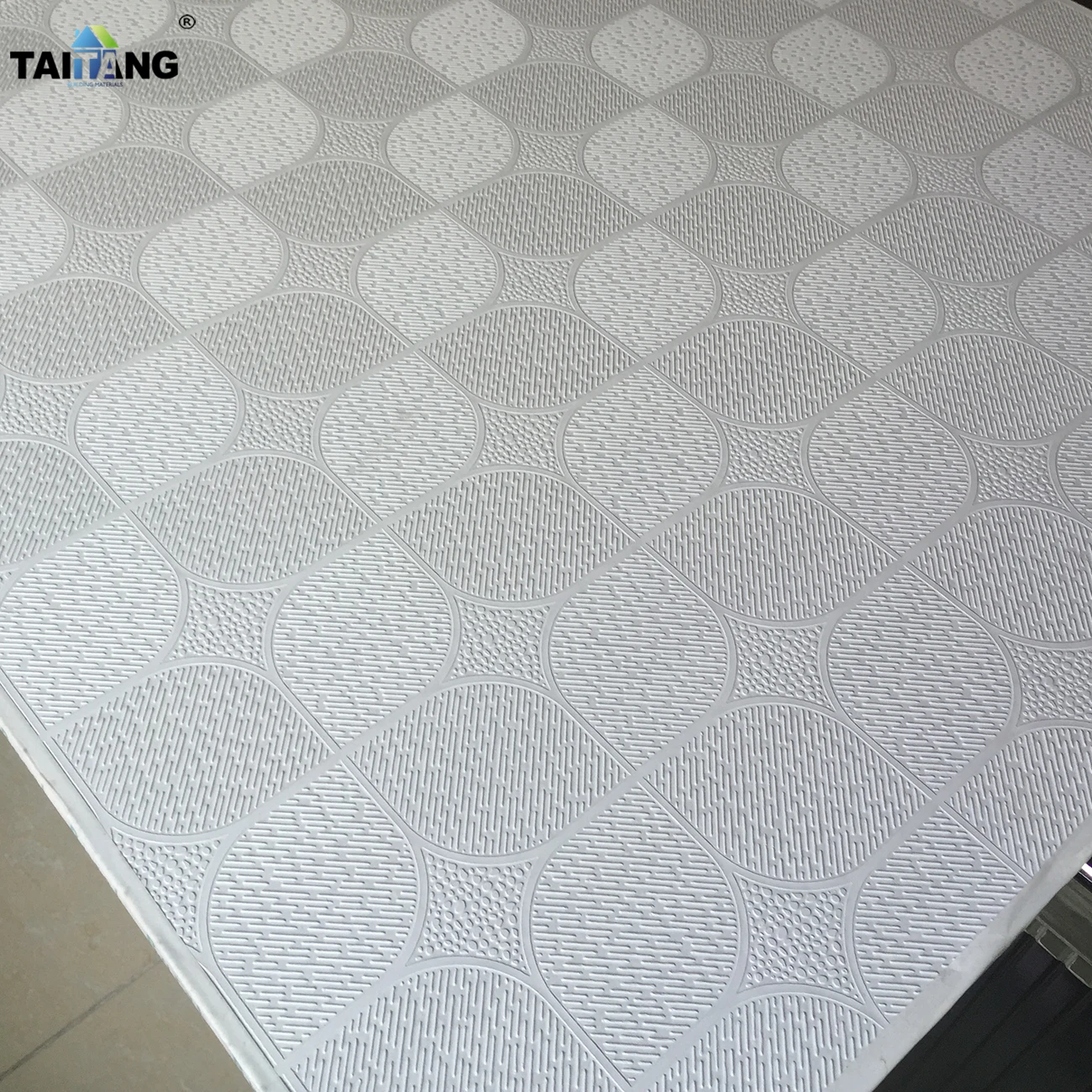 Panama Gypsum Ceiling Tiles 600X600 Cielo Razo Pvc Techo De Yeso