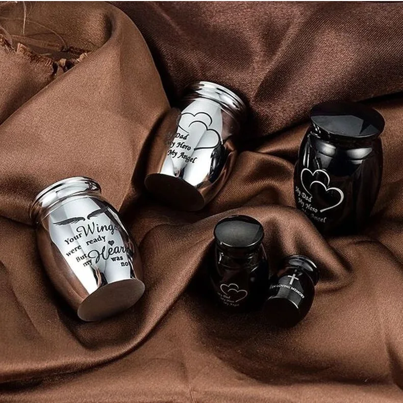 Metal Stainless Steel Pet Cremation Urns for