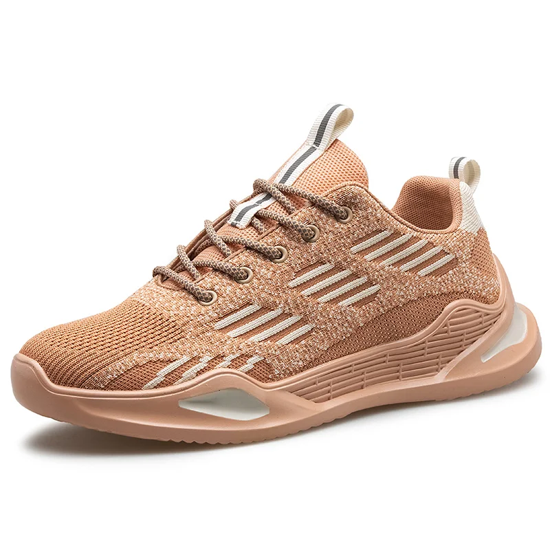 Летняя новинка, мужская спортивная обувь, обувь из сетчатого материала дышащие Спортивные кроссовки в повседневном стиле на толстой подошве; Летающая тканая обувь для бега