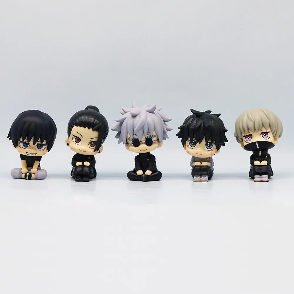 Оптовая продажа Q версия аниме Jujutsu Kaisen Itadori Yuji Gojo фигурка модель орнамента мультяшная